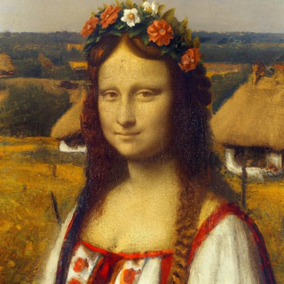 Логотип телеграм спільноти - я нейромережа, я так бачу