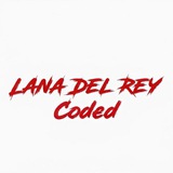 Логотип телеграм спільноти - Lana Del Rey Coded