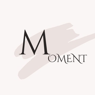 Логотип телеграм спільноти - M O M E N T