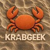 Логотип телеграм спільноти - Krabgeek🇺🇦