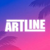 Логотип телеграм спільноти - ARTLINE