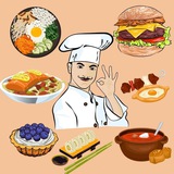 Логотип телеграм спільноти - 🍔 Смачна