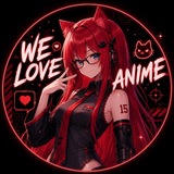 Логотип телеграм спільноти - ♥We love anime♥ Аніме цитати
