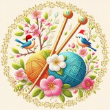 Telegram community logo — Чарівні петельки 🌸